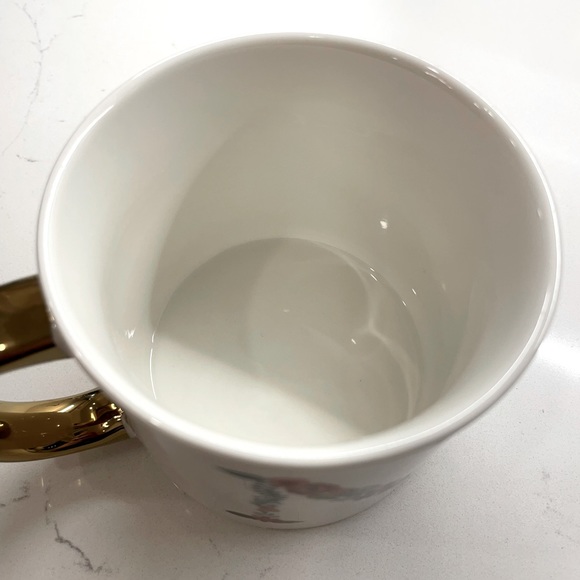 *NEW* Opalhouse Porcelain coffee cup / mug Monogram letter “N” floral with gold - Picture 3 of 8